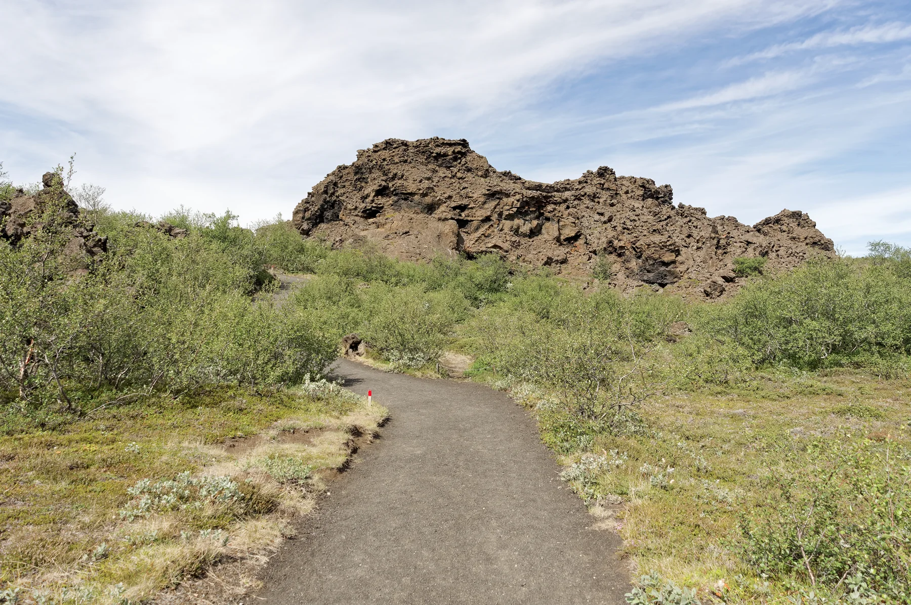 米湖火山地貌實景